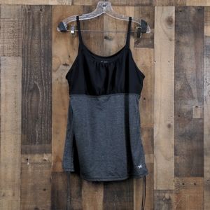 Xersion Gray Tank Top Size XL with Built in Bra